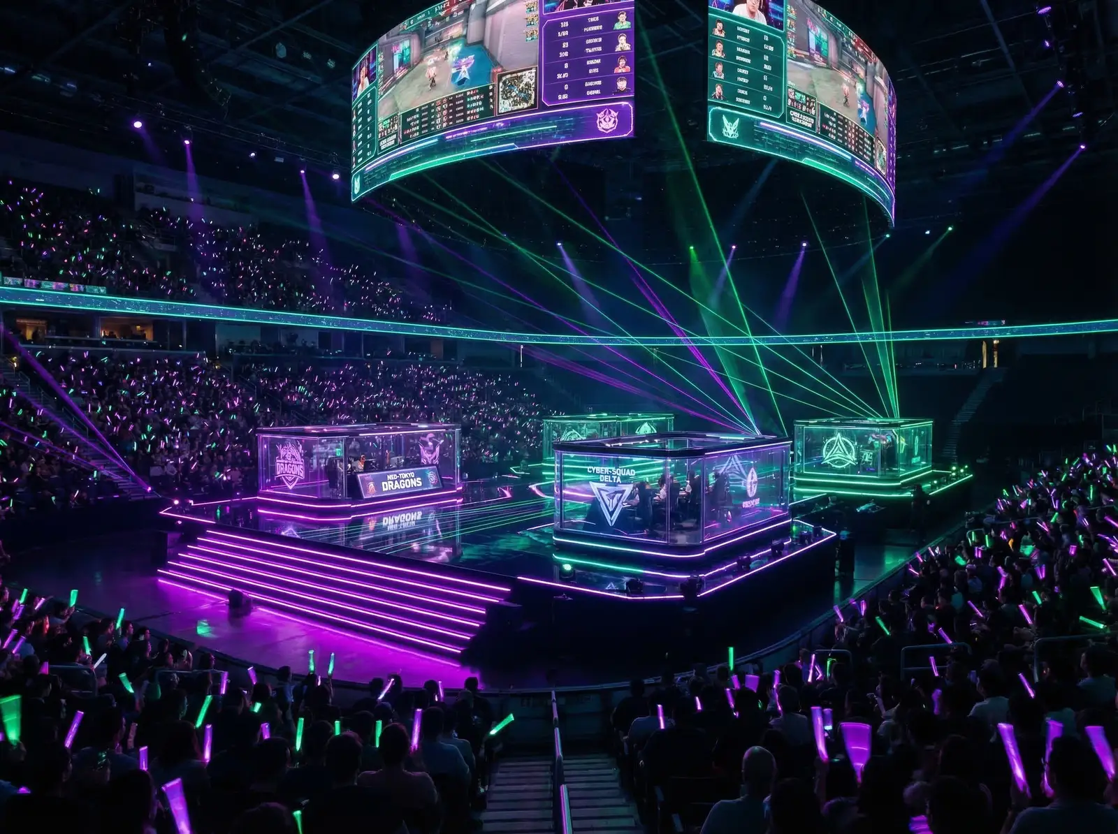 电竞赛事现场 - 每日大赛+mrds | 竞技舞台